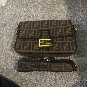 Fendi Brown and Black Women's Bag